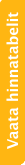 Hinnatabel